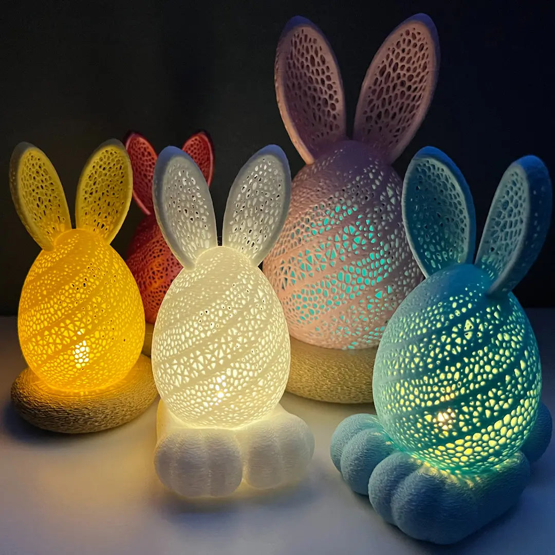 Easter Bunny Egg Lamp TheChromeNest